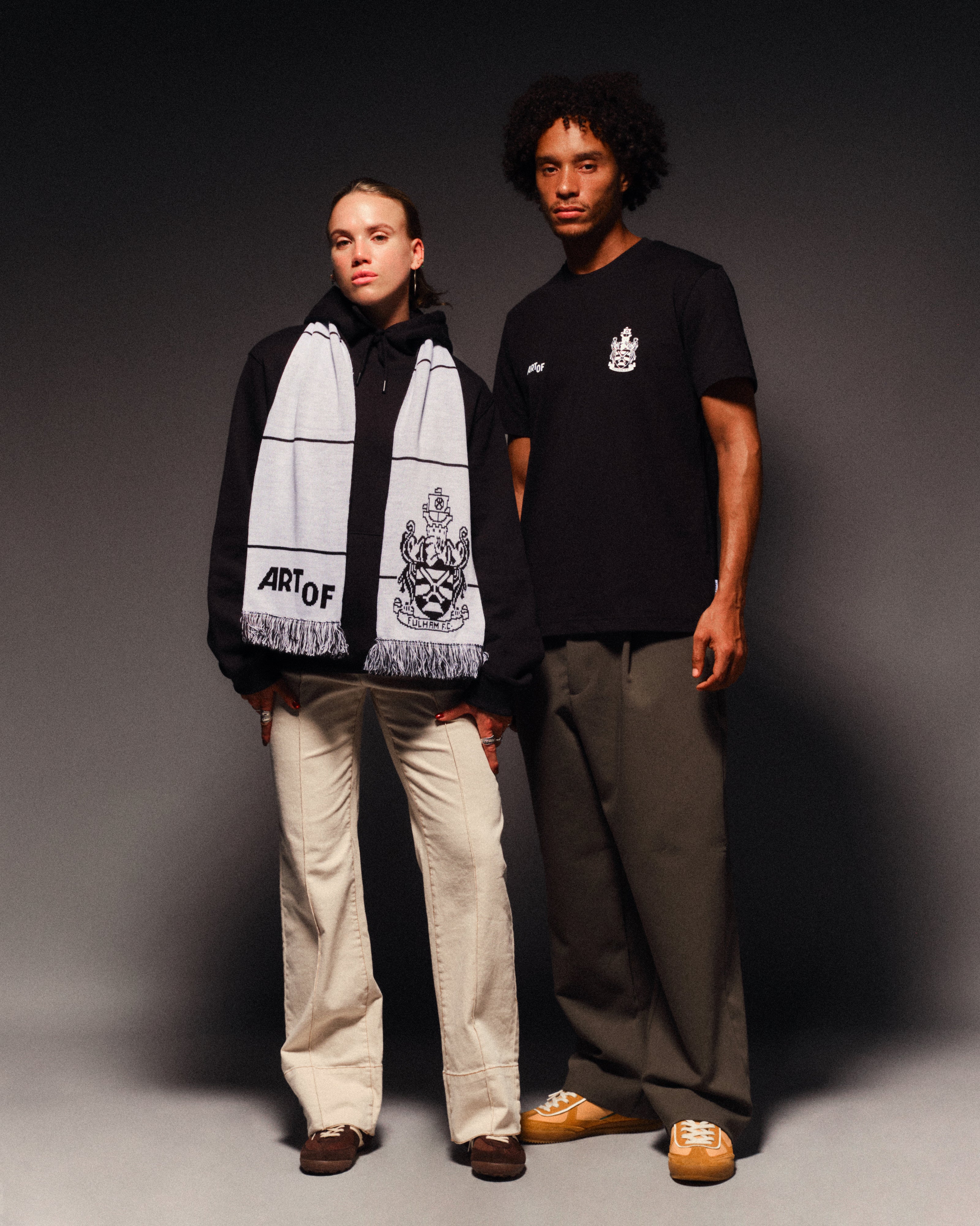 ART OF x Fulham Heritage Scarf | Knitted Football Accessories
