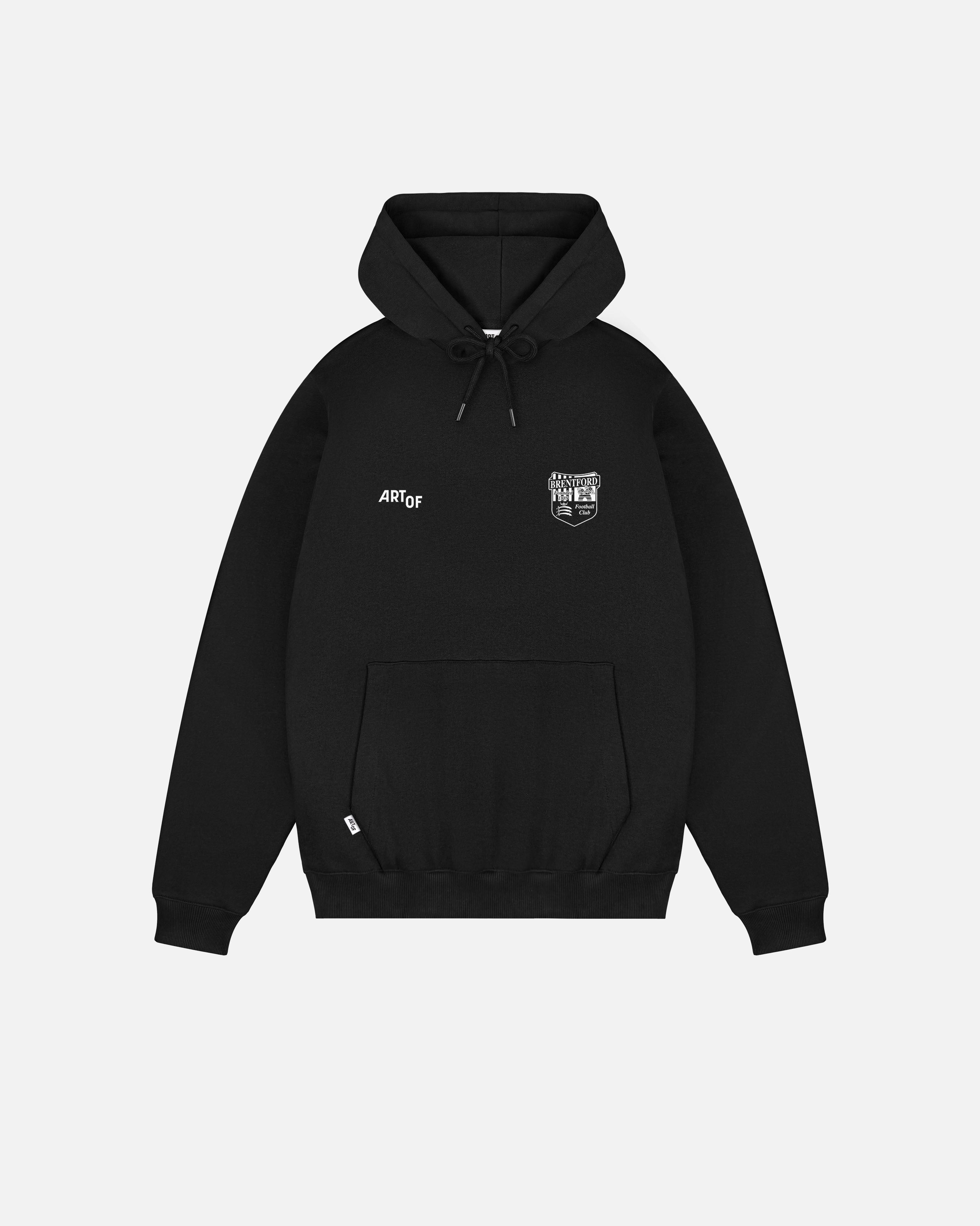 ART OF Football x Brentford Heritage Hoodie | AOF x BFC Black Sweat