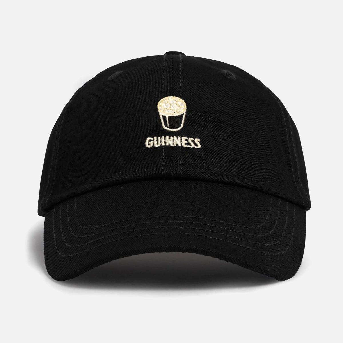 ART OF x Guinness Cap | Black Cotton Embroidered Football Hat