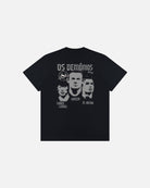 ART OF Secret Tournament Os Demônios | Black Graphic Football T-shirt