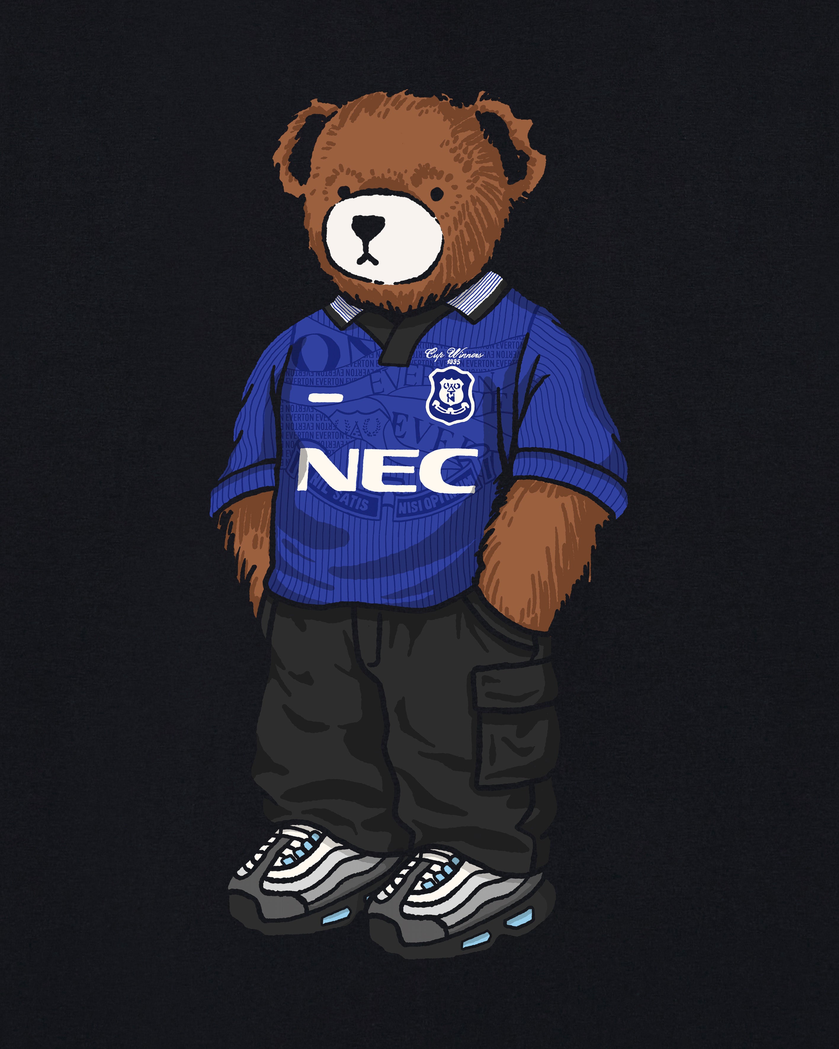 ART OF x Everton Home Pickles | Black Graphic Football T-shirt