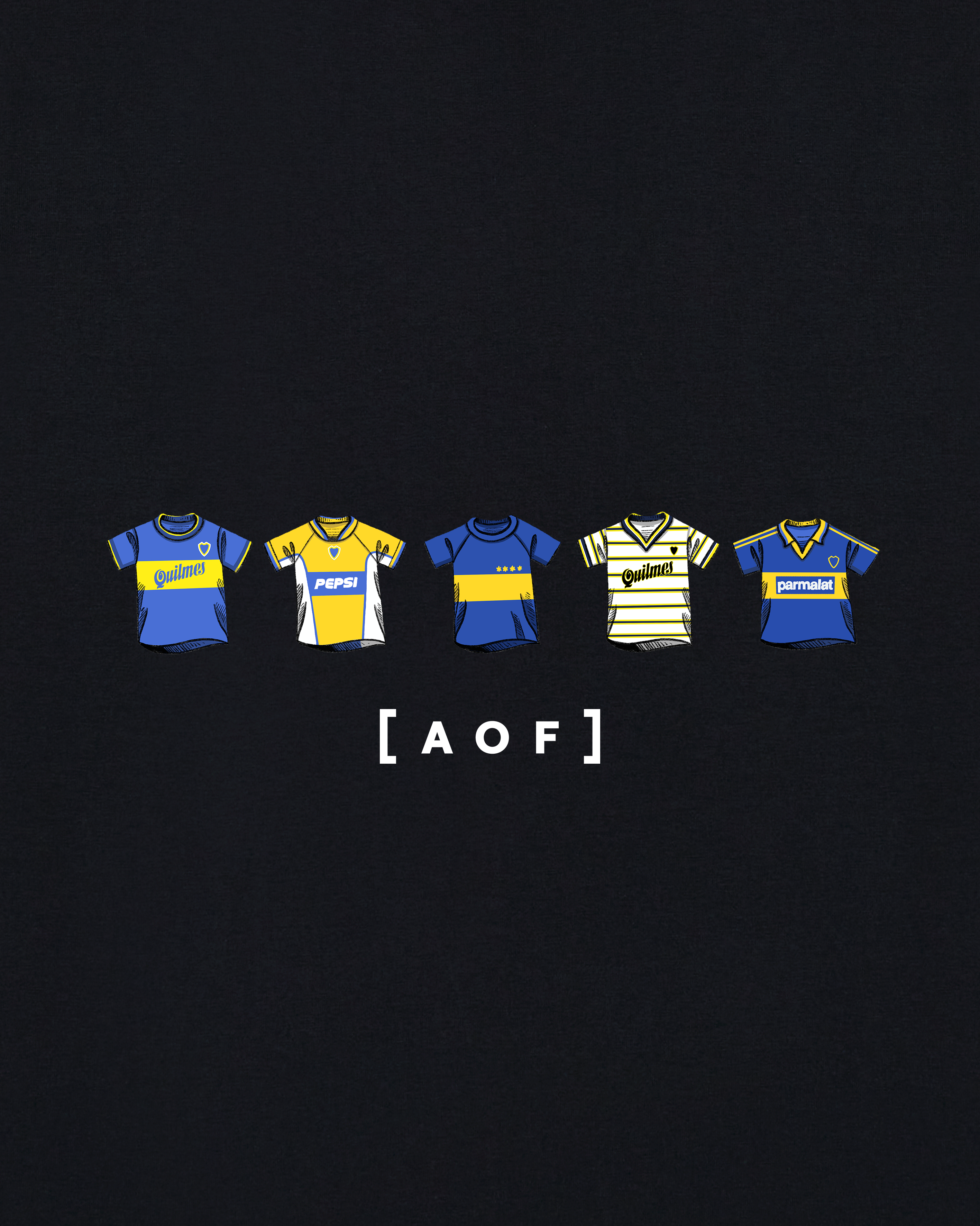 AOF Boca Printed Classics Tee | Black & White Graphic T-shirt