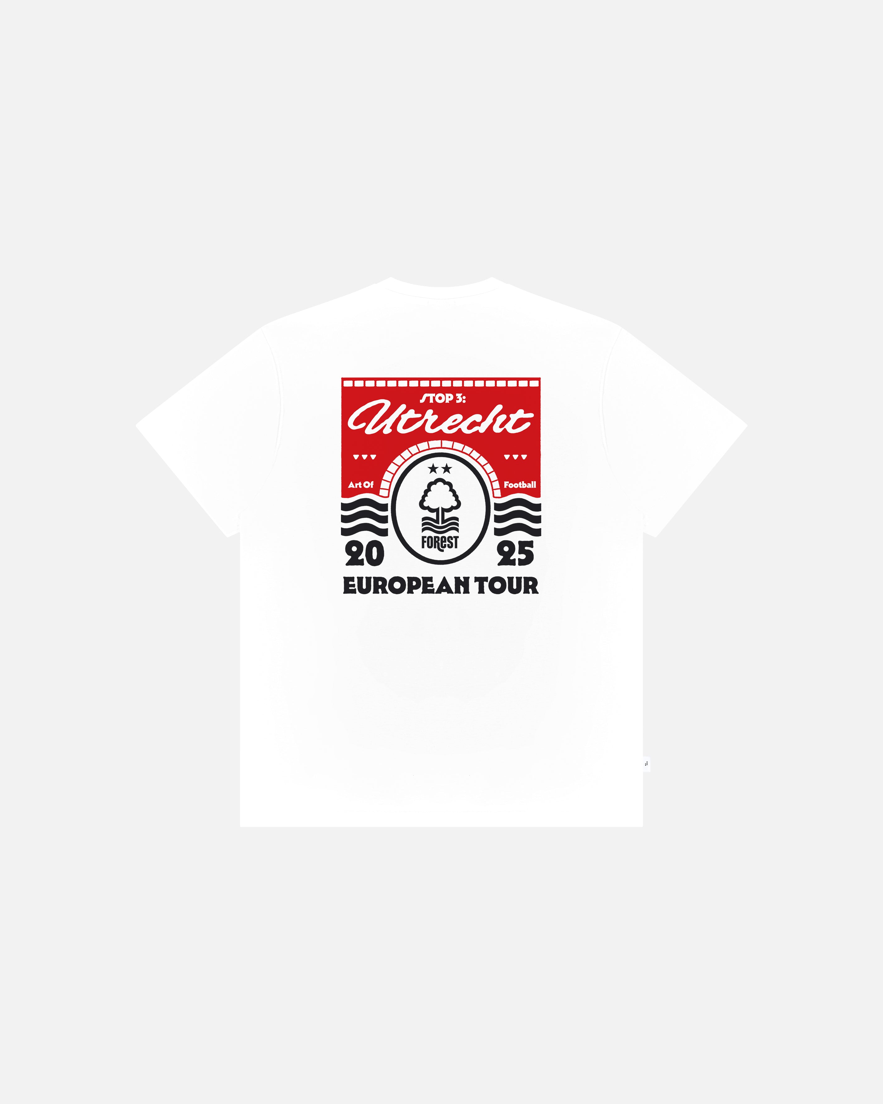 ART OF x Forest In Utrecht Tee | White Graphic Football T-shirt