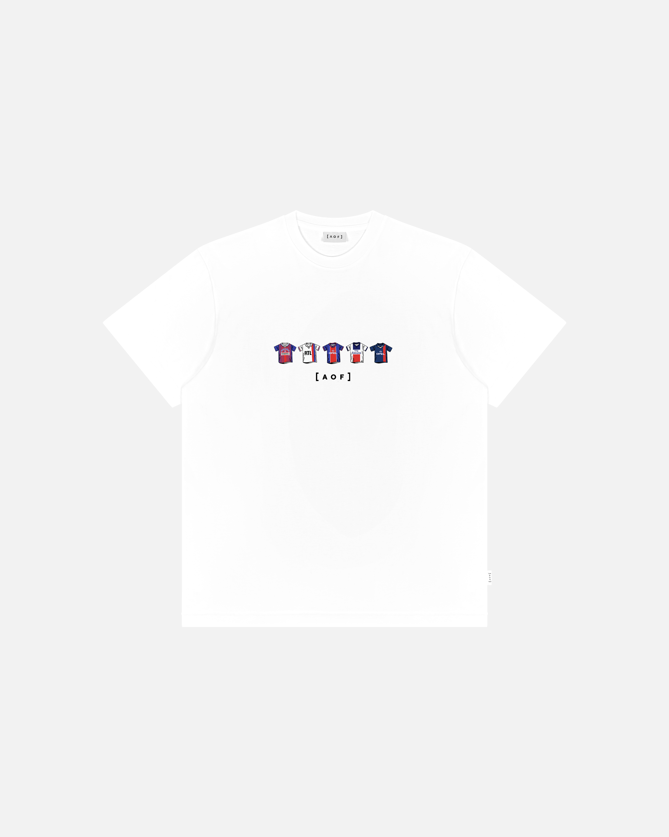 AOF PSG Classics Tee | Black & White Graphic T-shirt | Art of Football