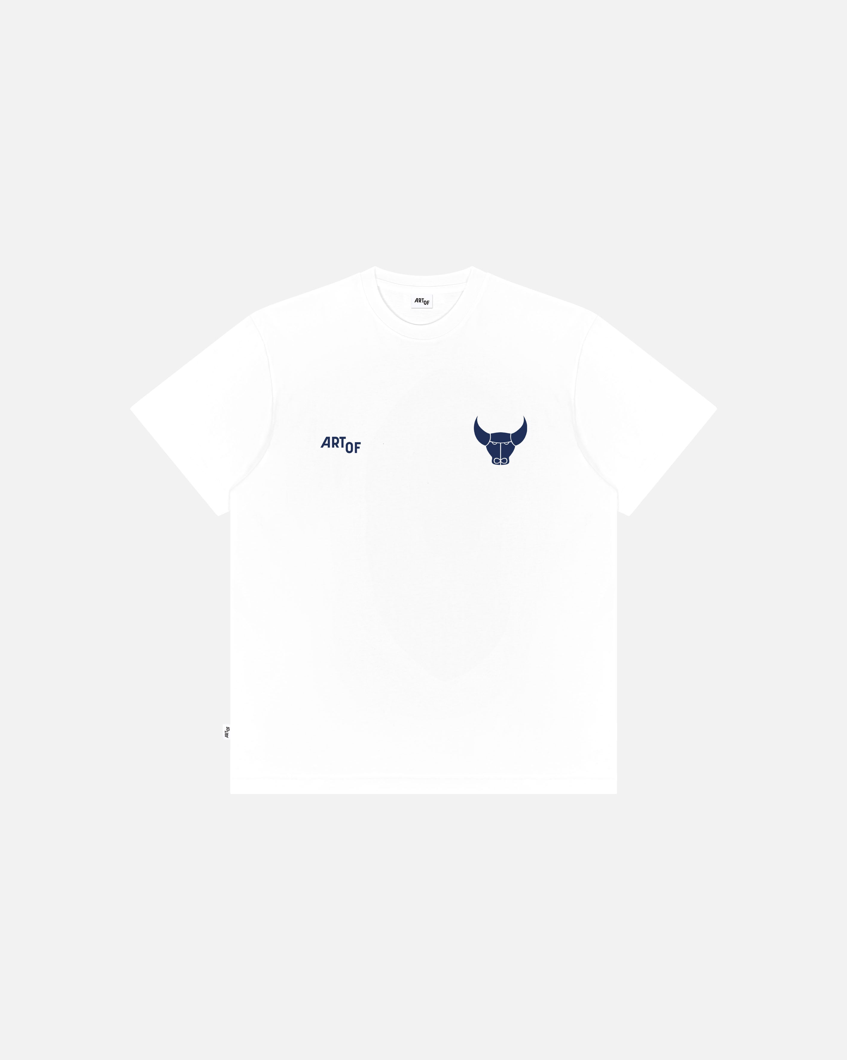 ART OF x Oxford Heritage Tee | White Graphic Football T-shirt