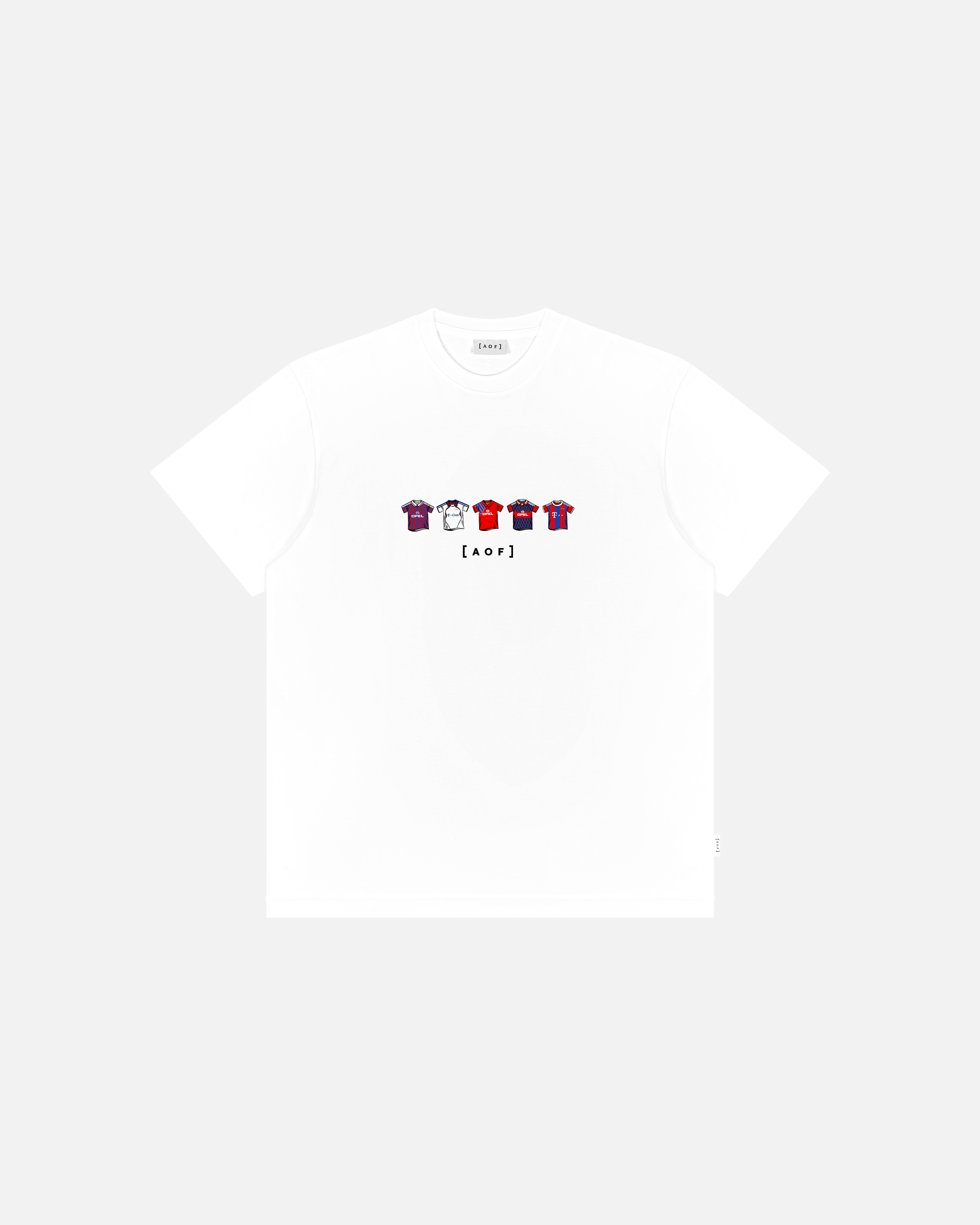 AOF x Bayern Printed Classics Tee | Black & White Graphic T-shirt
