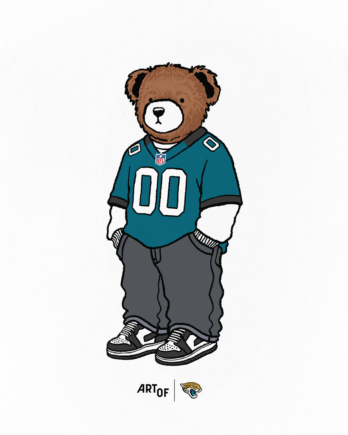 ART OF x NLF Jacksonville Jaguars Pickles | American Football T-Shirt