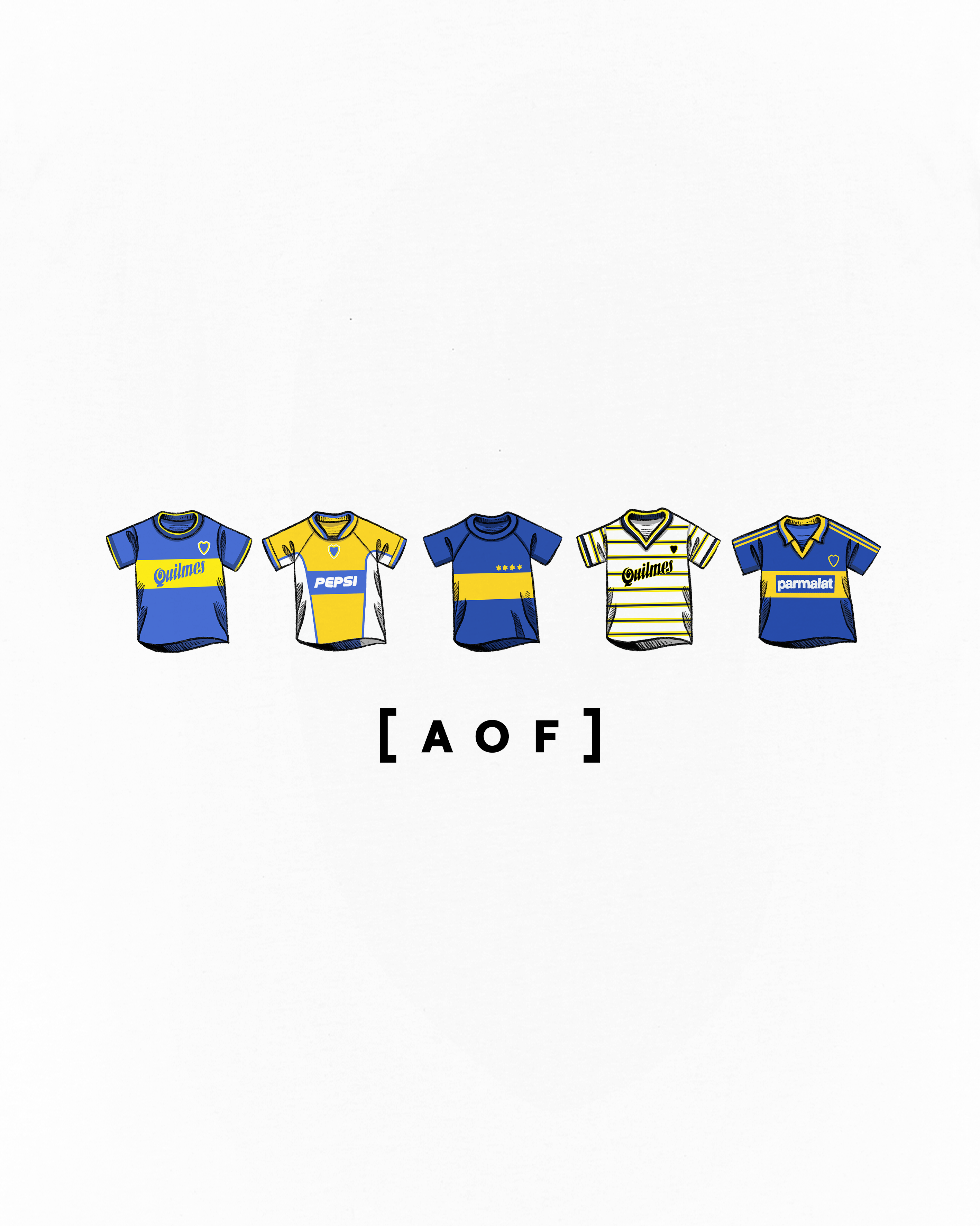 AOF Boca Printed Classics Tee | Black & White Graphic T-shirt