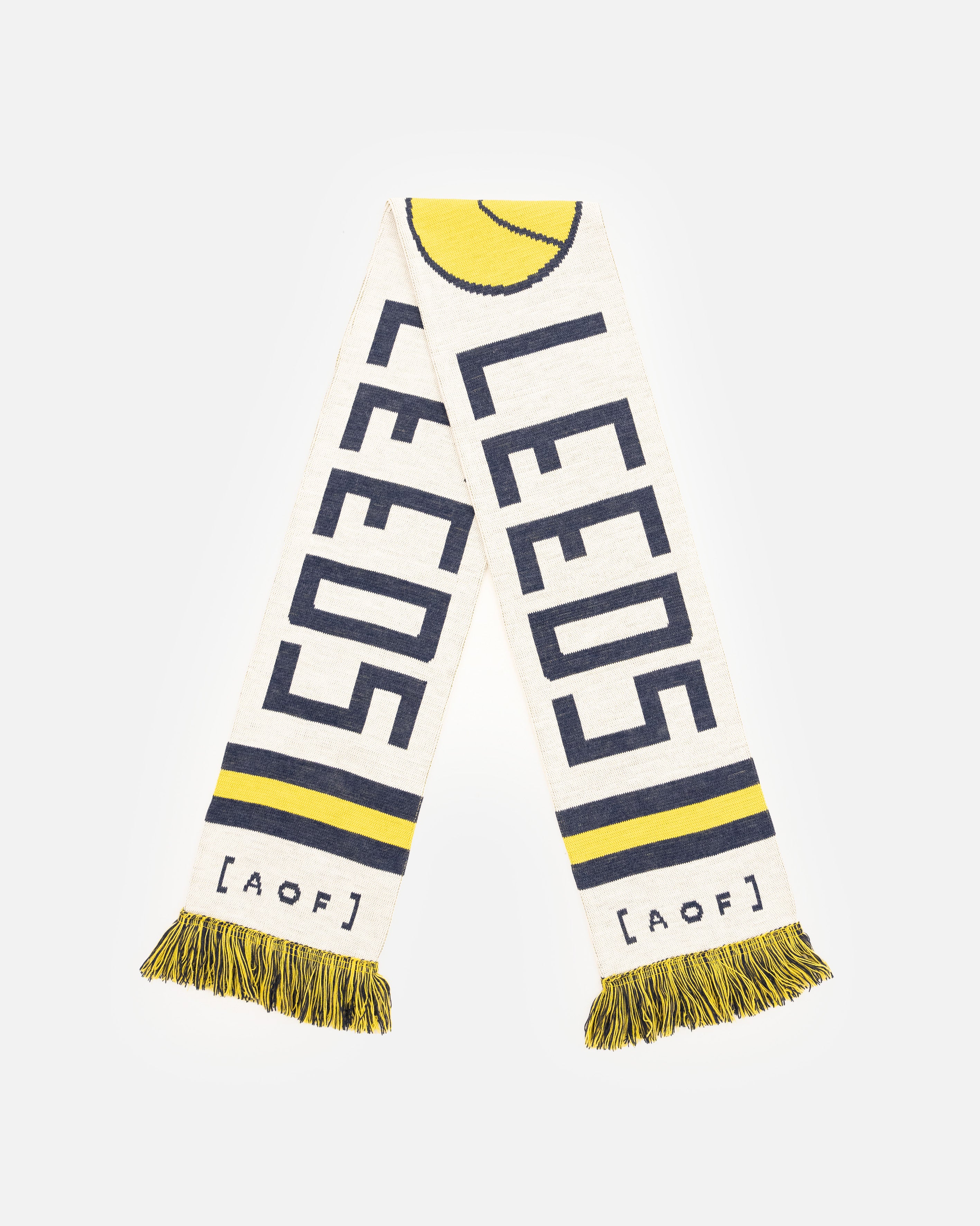 AOF Super Leeds Scarf | Accessories | Art of Football