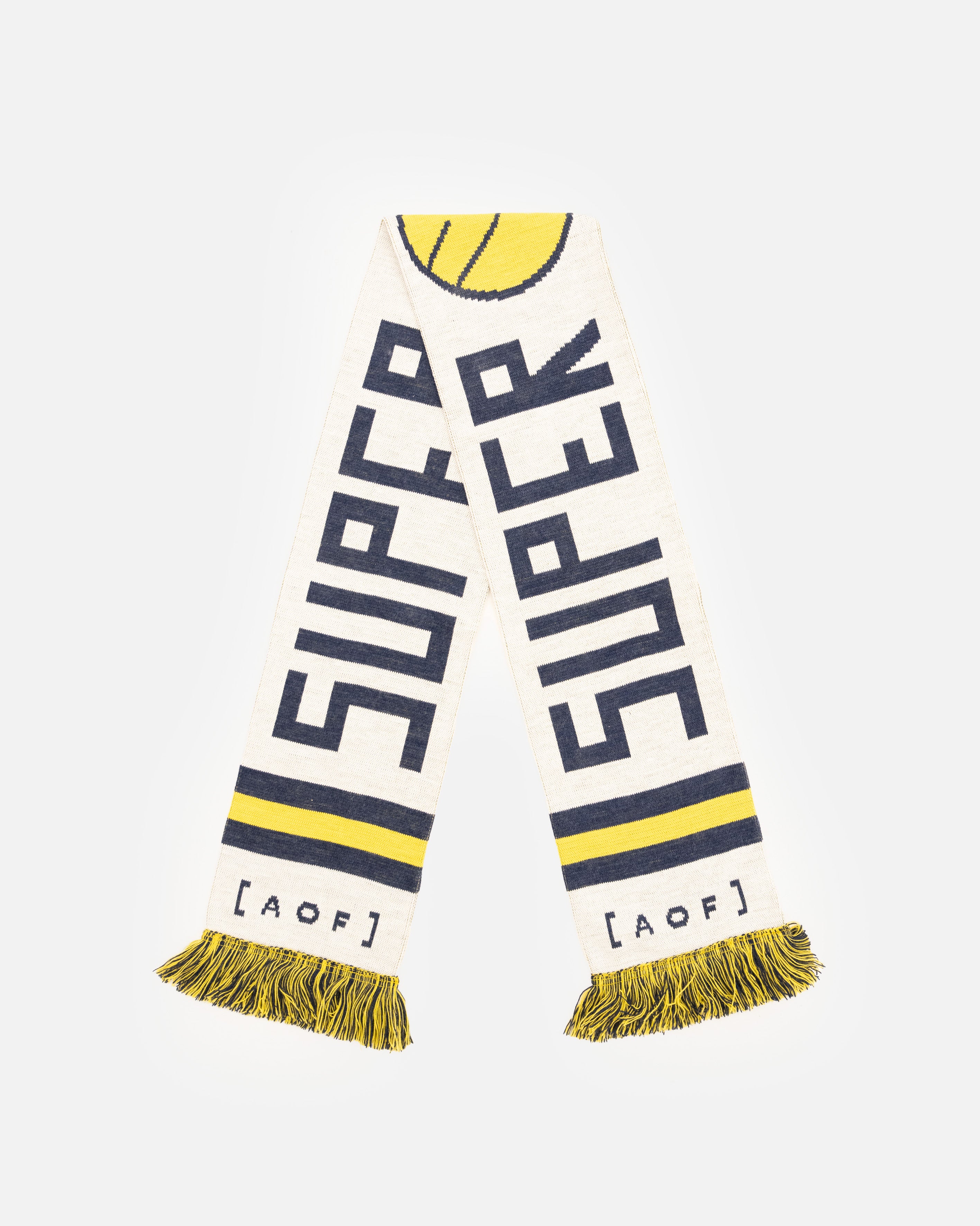 AOF Super Leeds Scarf | Accessories | Art of Football