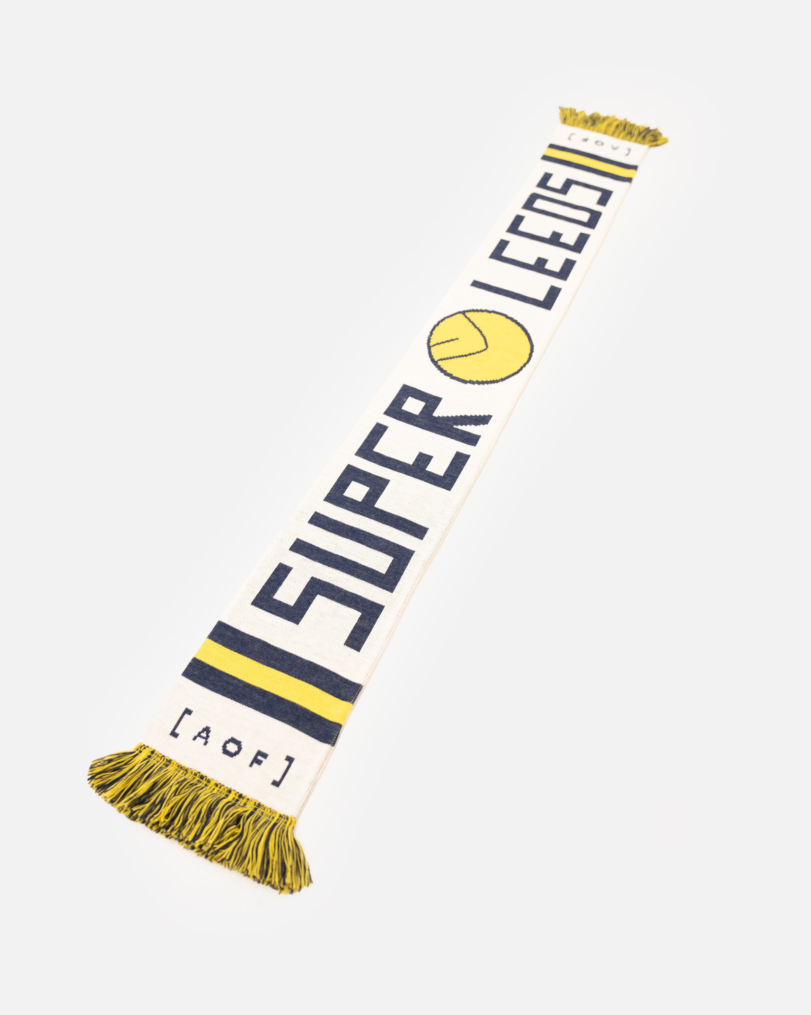 AOF Super Leeds Scarf | Accessories | Art of Football