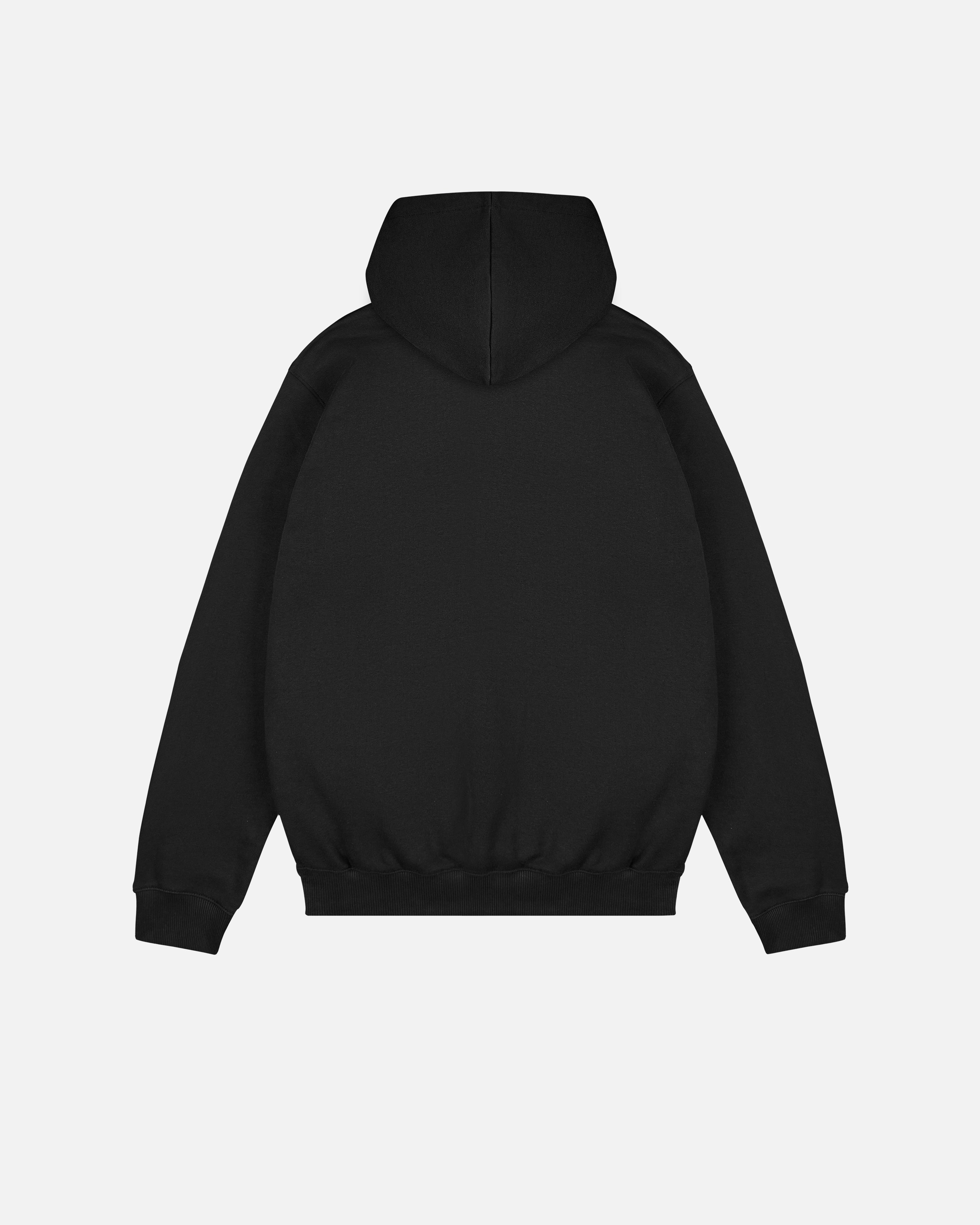 AOF Wolves Embroidered Classics Hoodie | Black Sweat | Art of Football