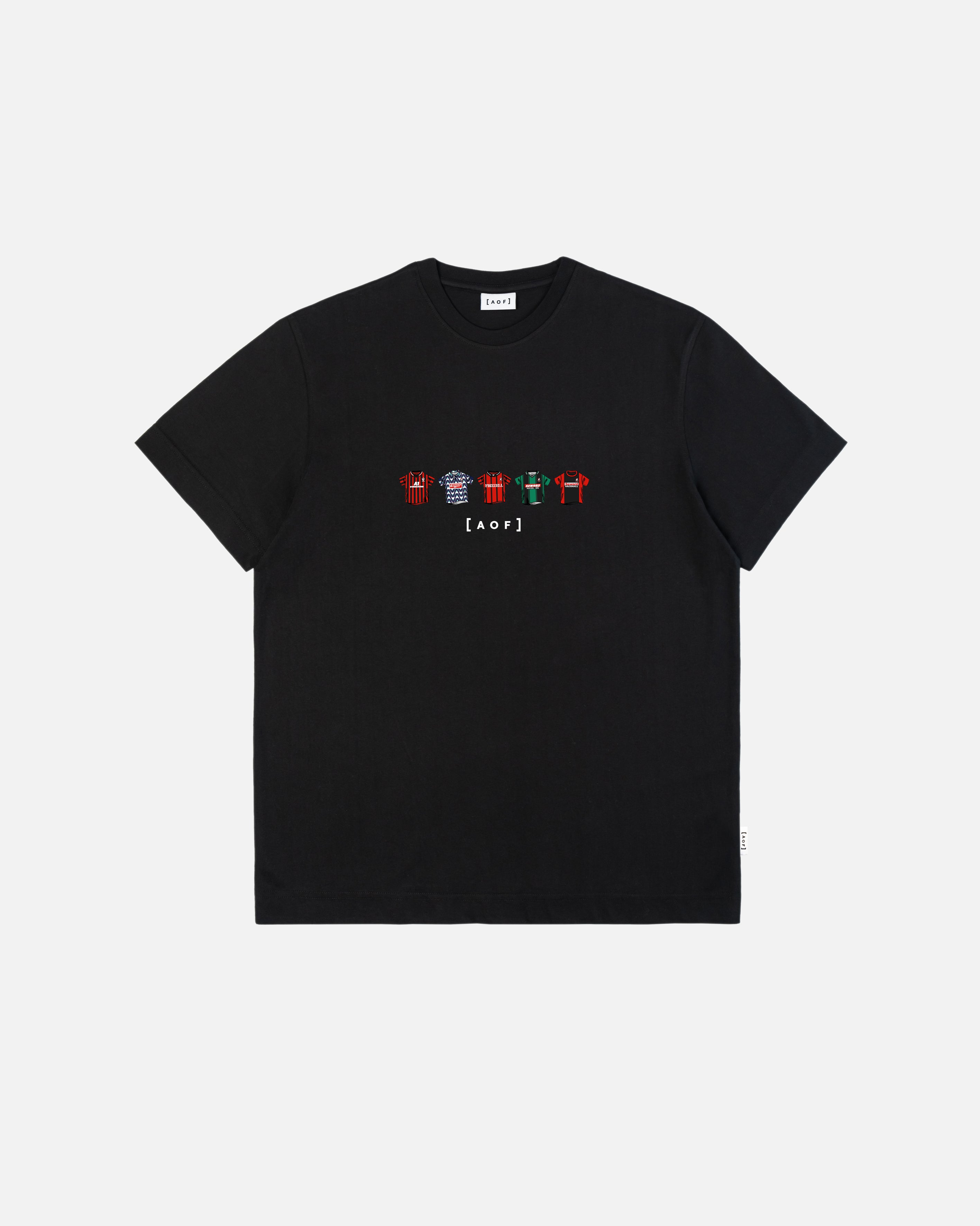 AOF AFC Bournemouth Printed Classics Tee | Black & White T-shirt