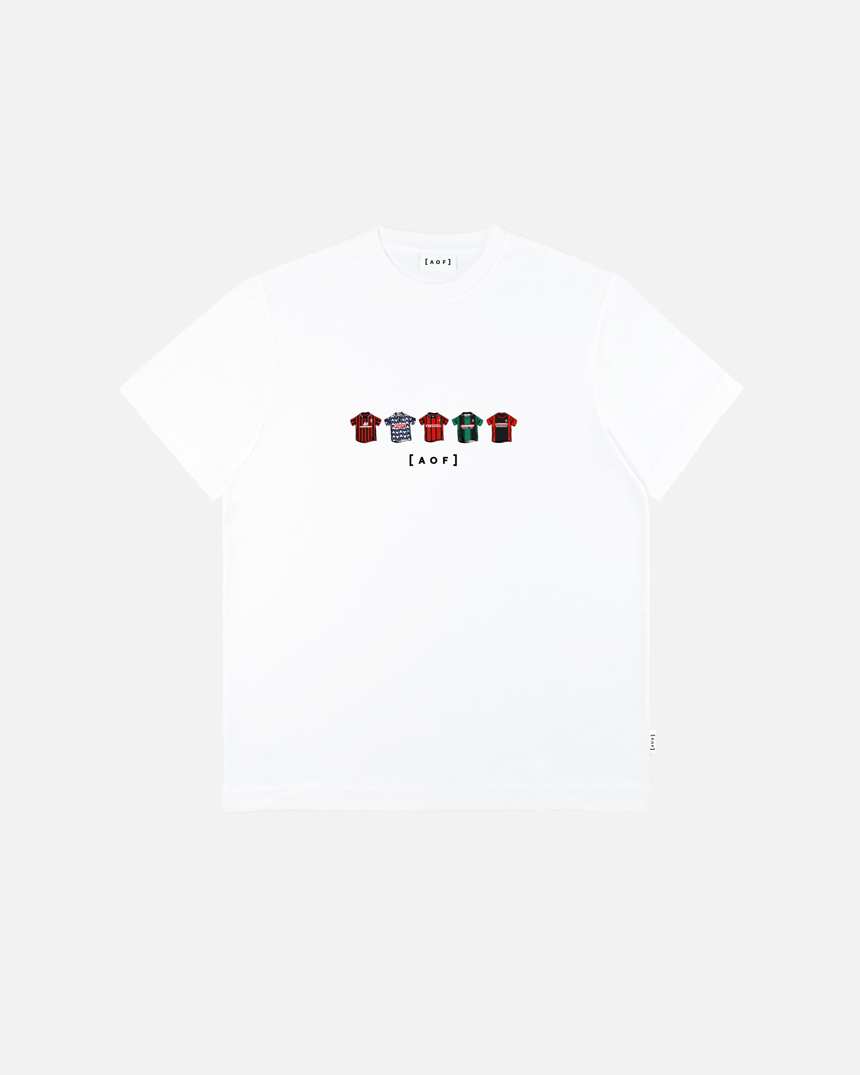 AOF AFC Bournemouth Printed Classics Tee | Black & White T-shirt