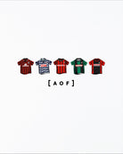AOF AFC Bournemouth Printed Classics Tee | Black & White T-shirt