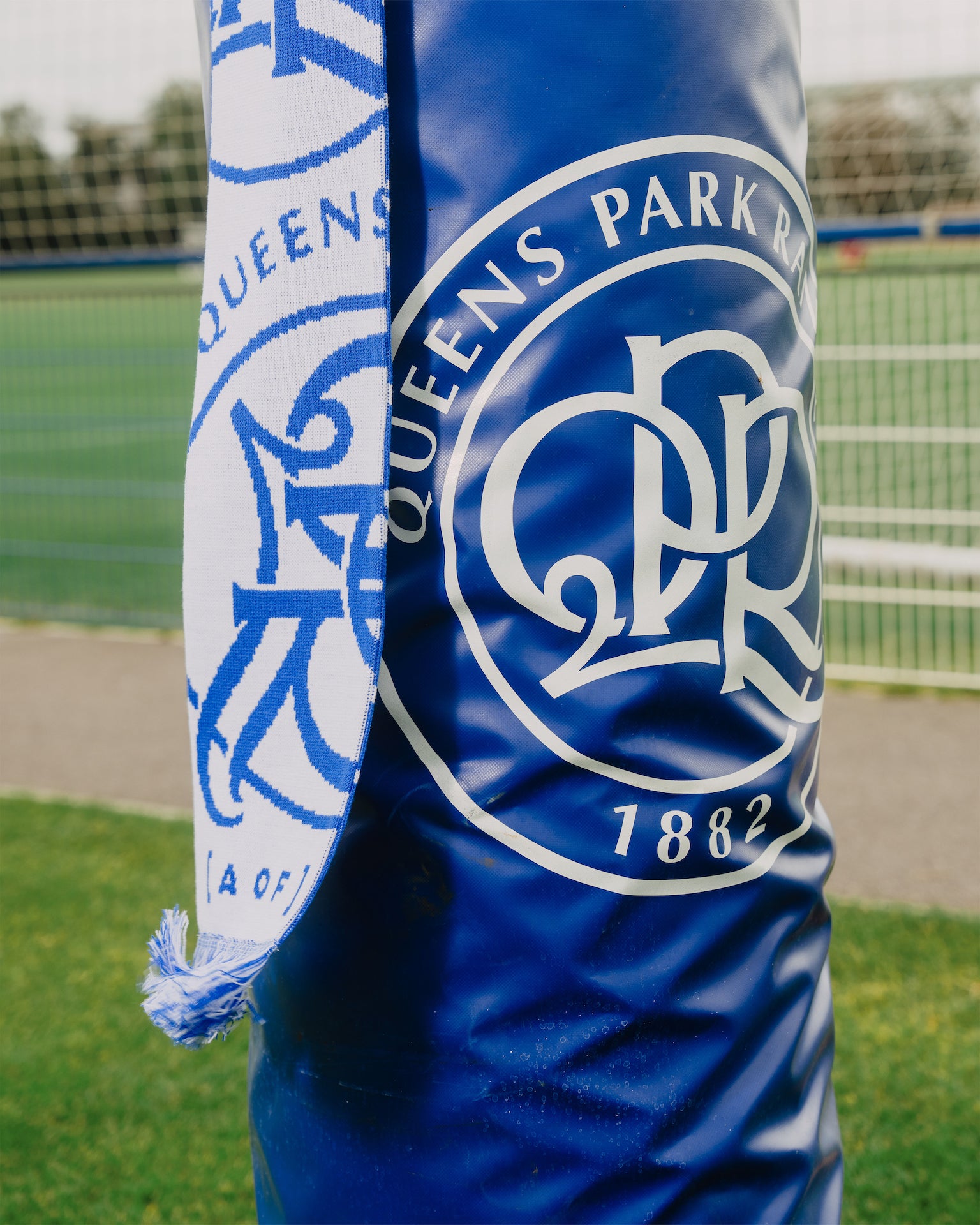 AOF x QPR Abstract Crest - Scarf | Accessories | Art of Football