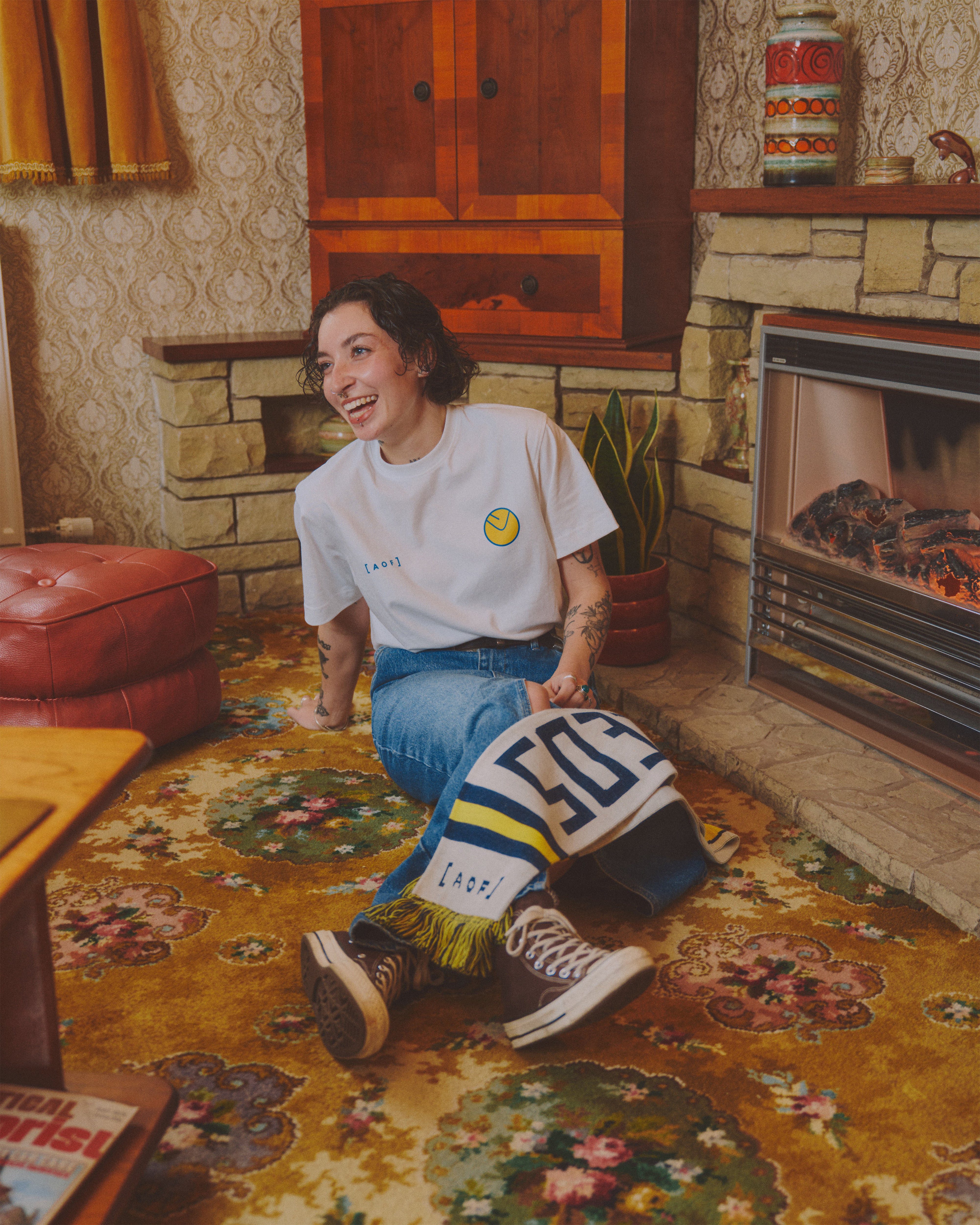 AOF Super Leeds Scarf | Accessories | Art of Football