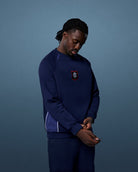 ART OF Football x Rangers Black Panelled Sweat | AOF x RFC