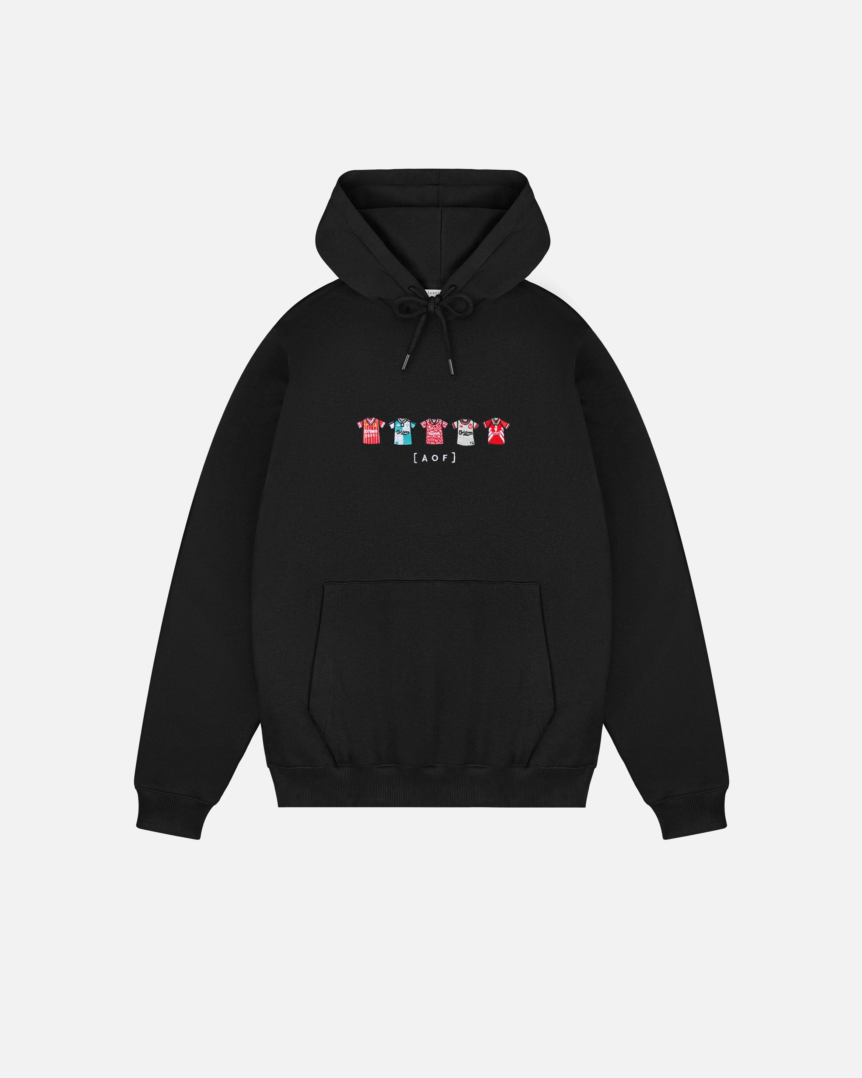 AOF LFC Embroidered Classics | Black Hoodie | Art of Football