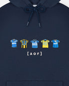 AOF Everton Embroidered Classics Hoodie | Navy Sweat | Art of Football