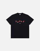 ART OF United Printed Icons Tee | MUFC Black Graphic Football T-shirt