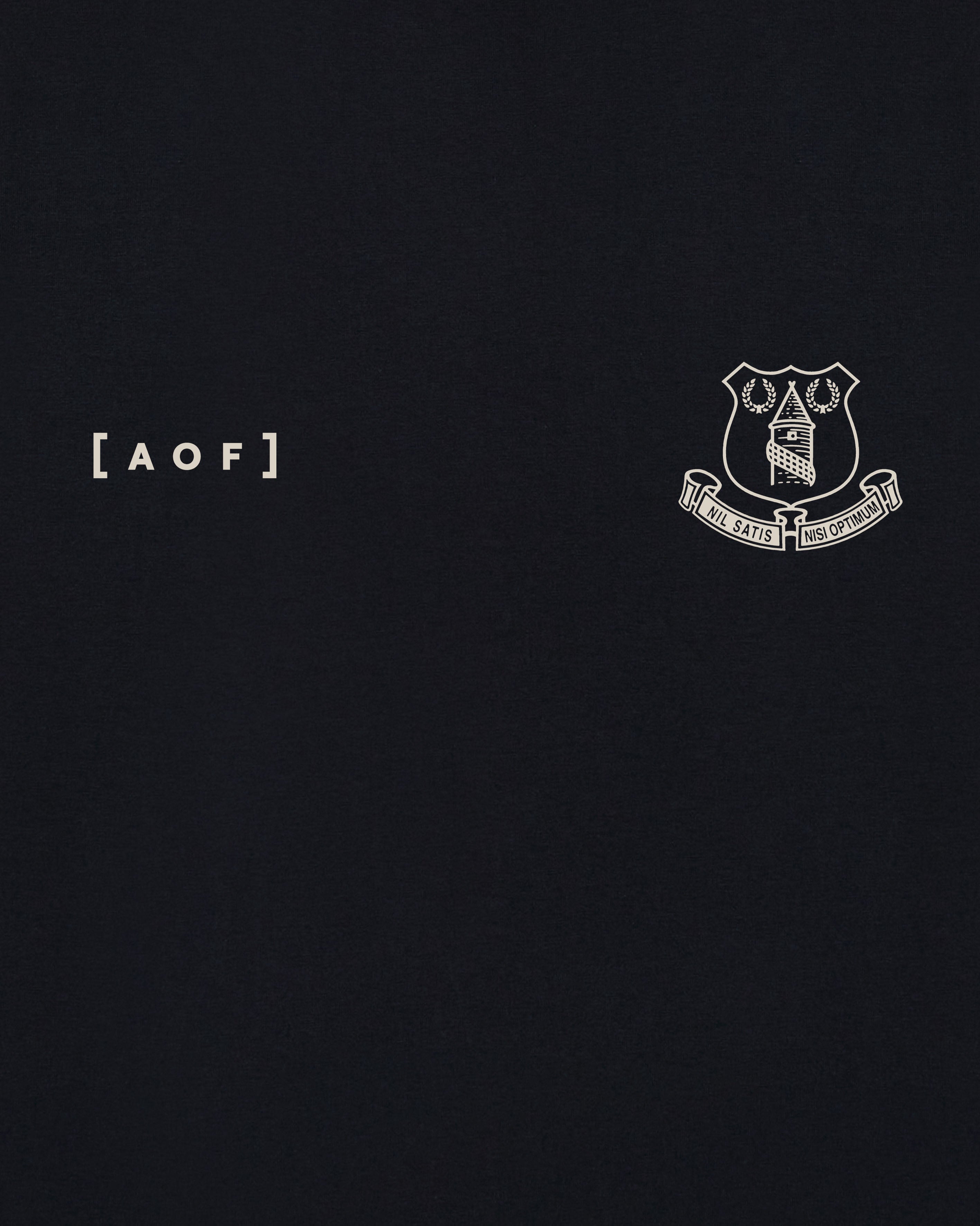 AOF x Everton Crest Tee | White Graphic T-shirt | Art of Football