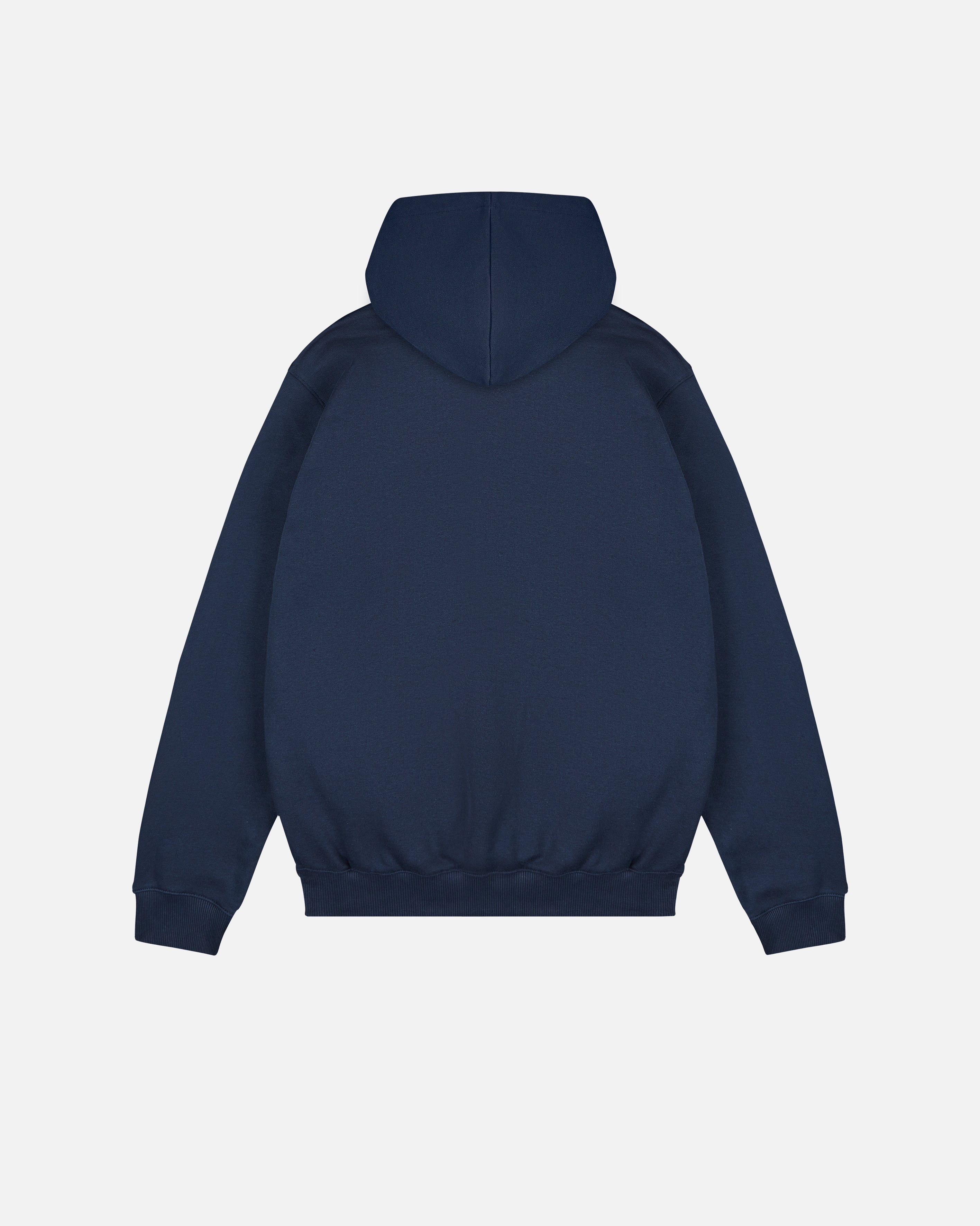 AOF SAFC Embroidered Classics | Navy Hoodie | Art of Football