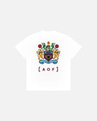 AOF Burnley 90's Crest Tee | White Graphic T-shirt | Art of Football