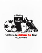ART OF Football | Full Time Is Guinness Time Tee | White T-shirt