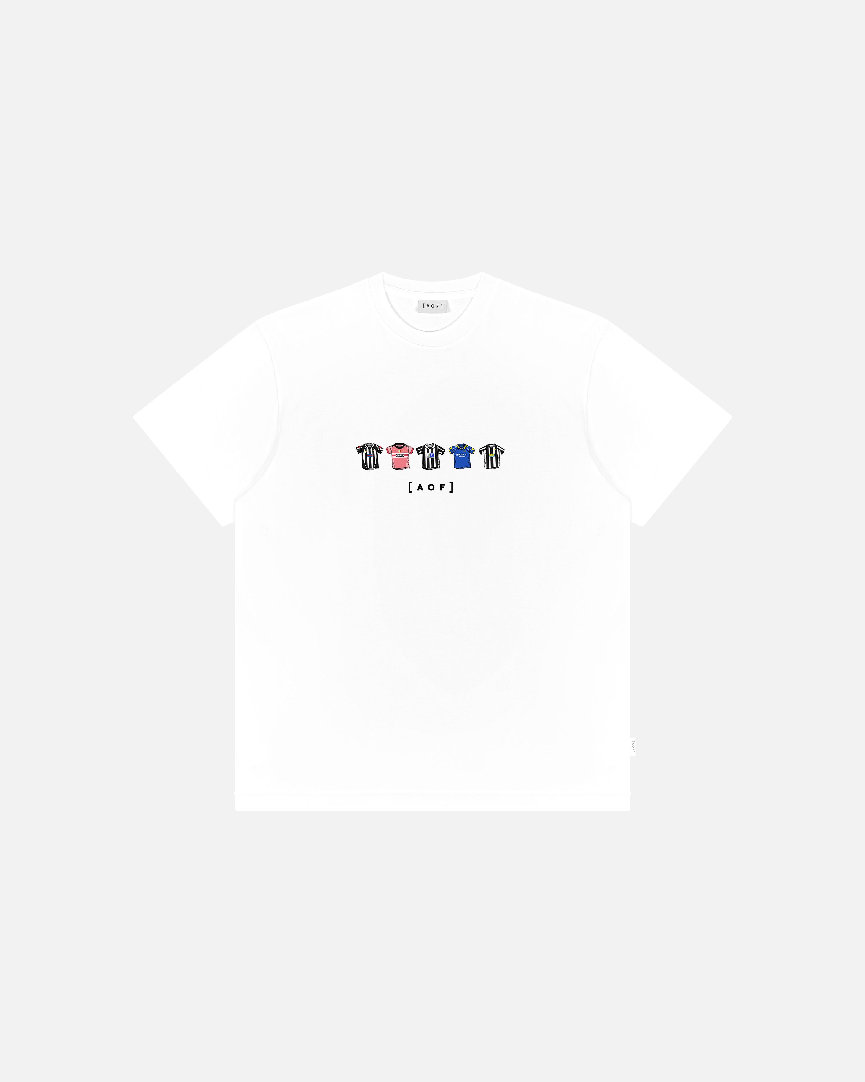 AOF Juve Printed Classics Tee | Black & White Graphic T-shirt