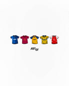 ART OF x AFC Printed Classics Tee | White Graphic Football T-shirt
